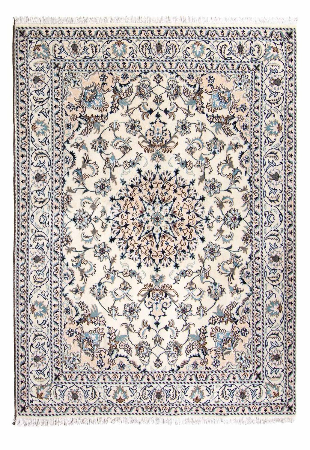 Persisk matta - Nain - 229 x 167 cm - beige