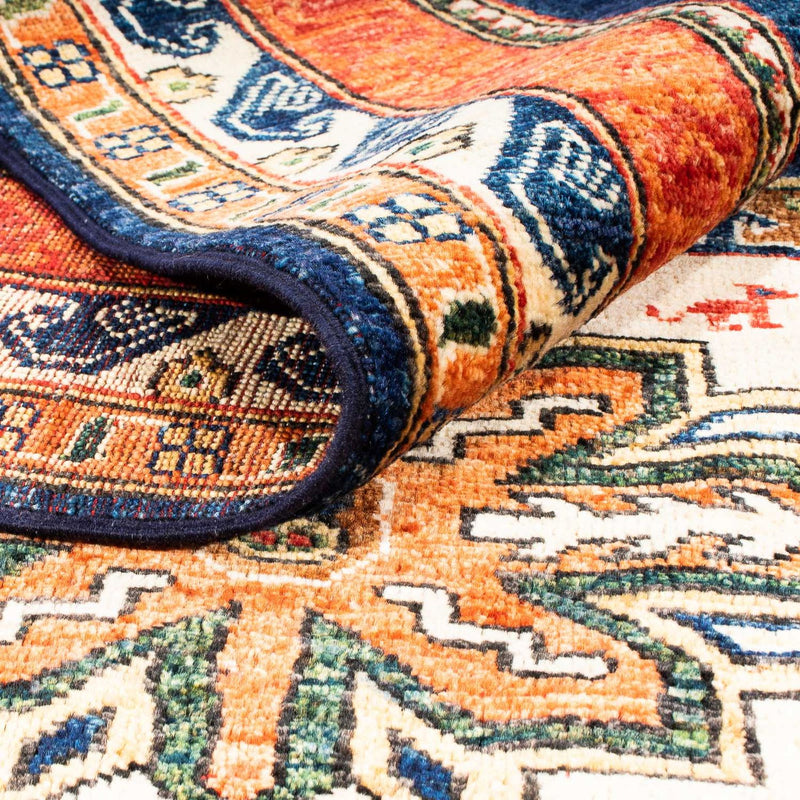 Afghansk matta - 185 x 122 cm - mörkblå