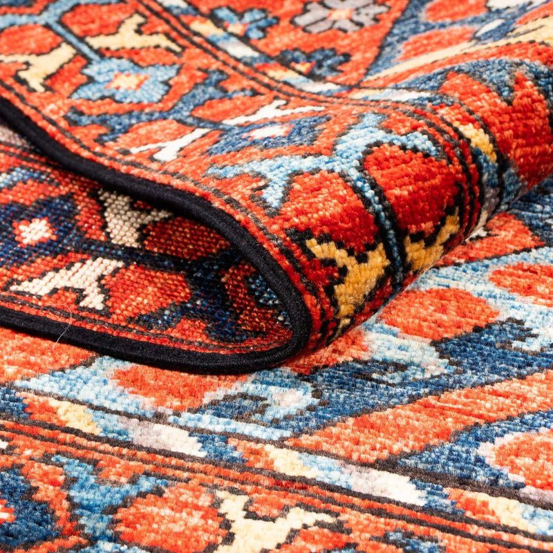 Afghansk matta - 182 x 118 cm - flerfärgad