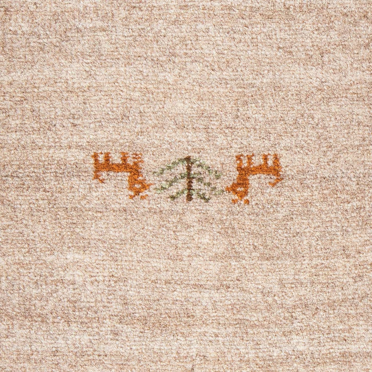 Gabbeh-matta - Loribaft Persian - 60 x 40 cm - ljus mocca