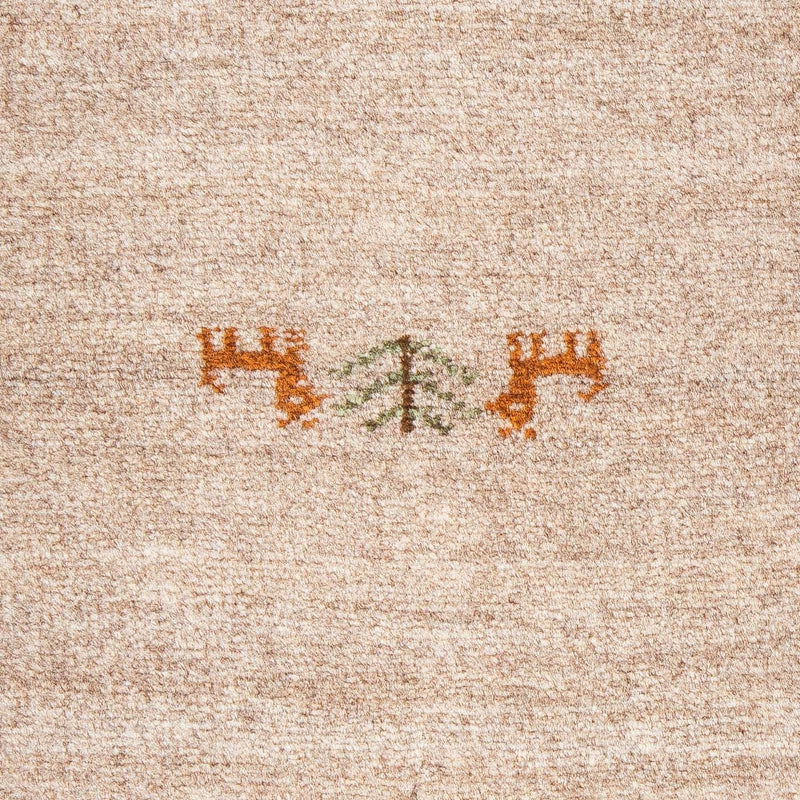 Gabbeh-matta - Loribaft Persian - 60 x 40 cm - ljus mocca