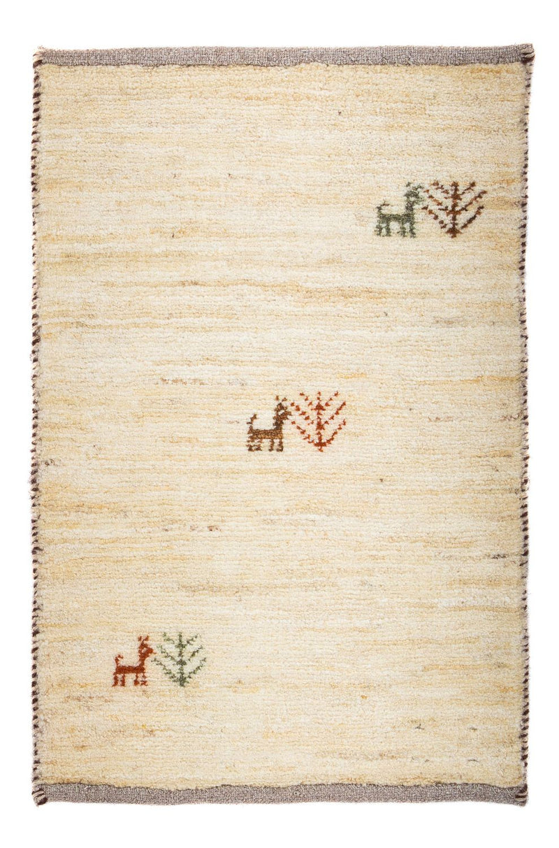 Gabbeh-matta - Loribaft Persian - 60 x 40 cm - beige