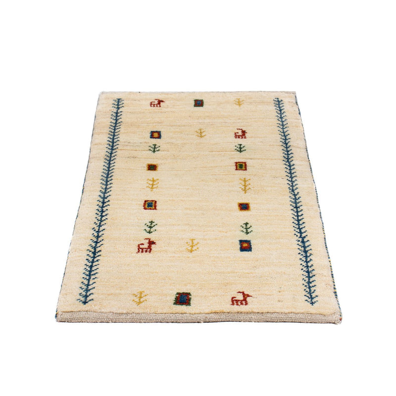 Gabbeh-matta - Loribaft Persian - 87 x 51 cm - beige