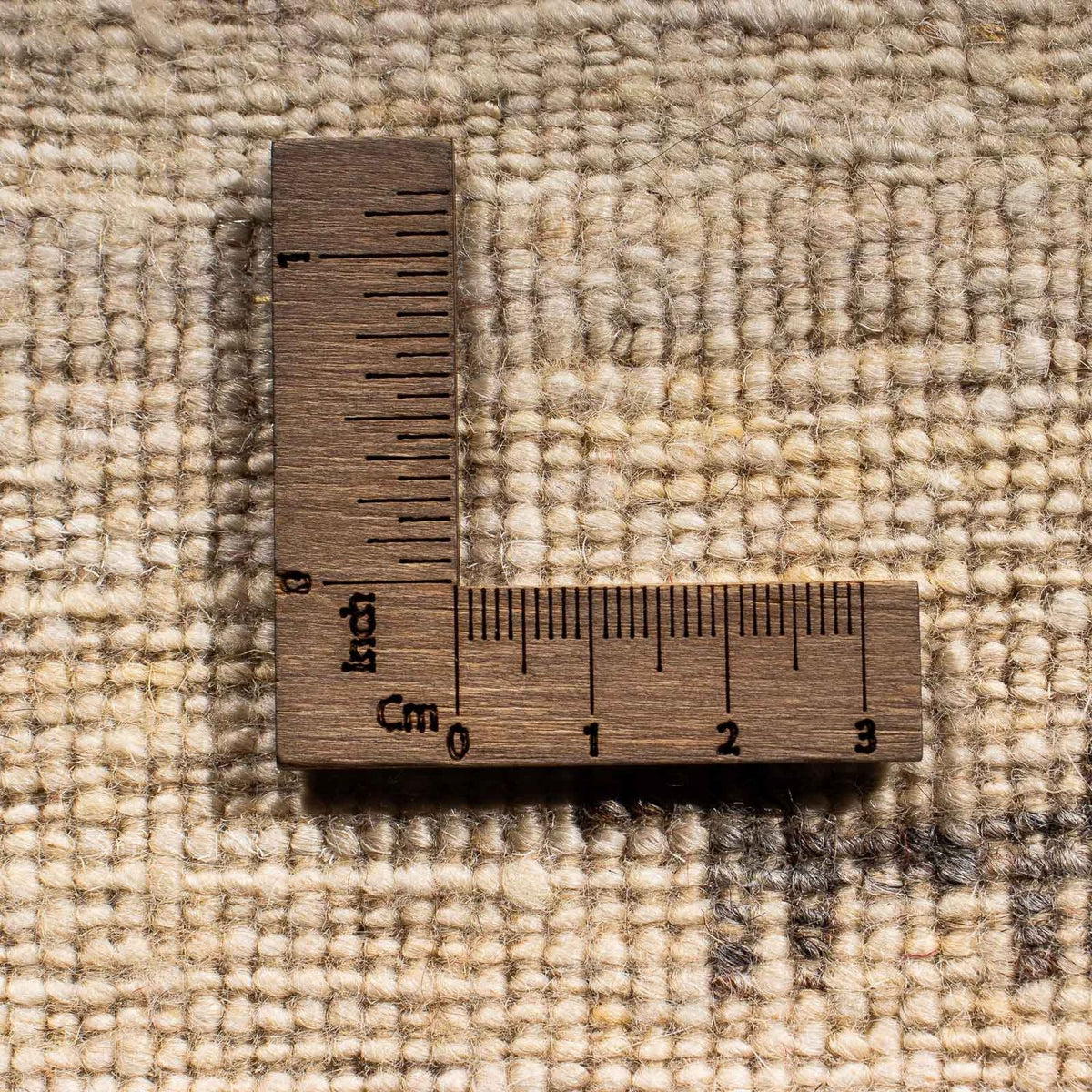 Gabbeh-matta - Loribaft Persian kvadrat  - 45 x 40 cm - beige