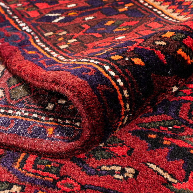 Persisk matta - Nomadic - 226 x 146 cm - mörkröd