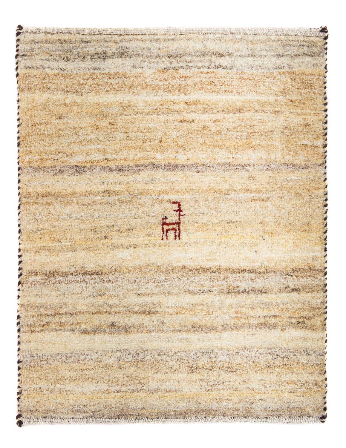 Gabbeh-matta - persisk - 60 x 40 cm - beige
