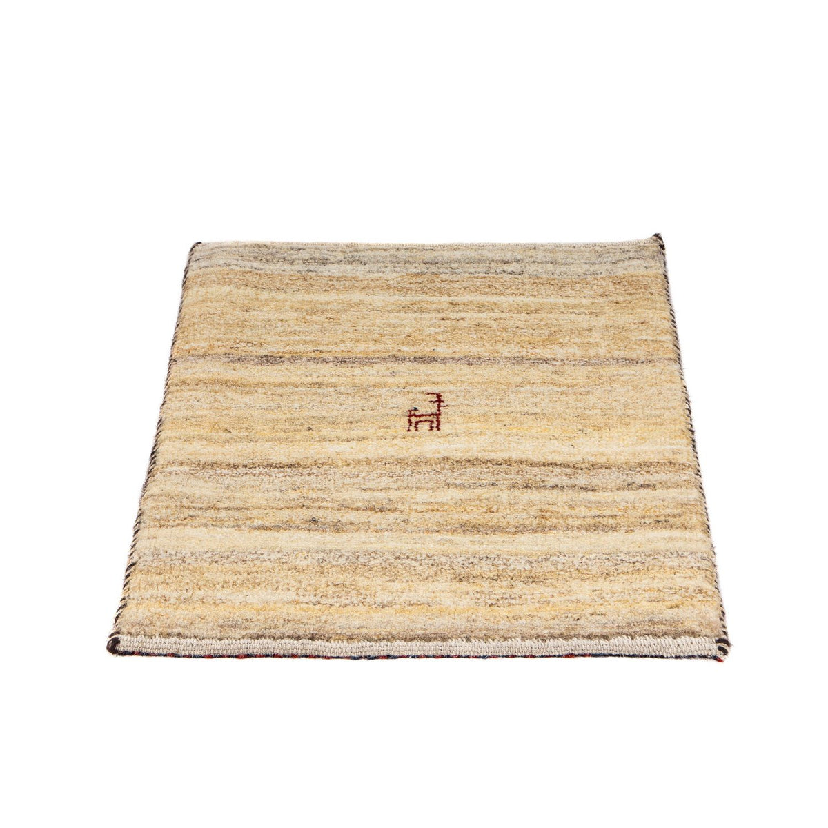 Gabbeh-matta - persisk - 60 x 40 cm - beige
