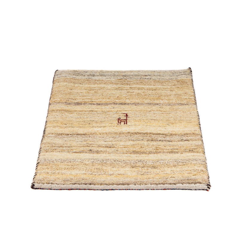 Gabbeh-matta - persisk - 60 x 40 cm - beige