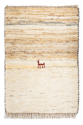Gabbeh-matta - persisk - 60 x 40 cm - beige