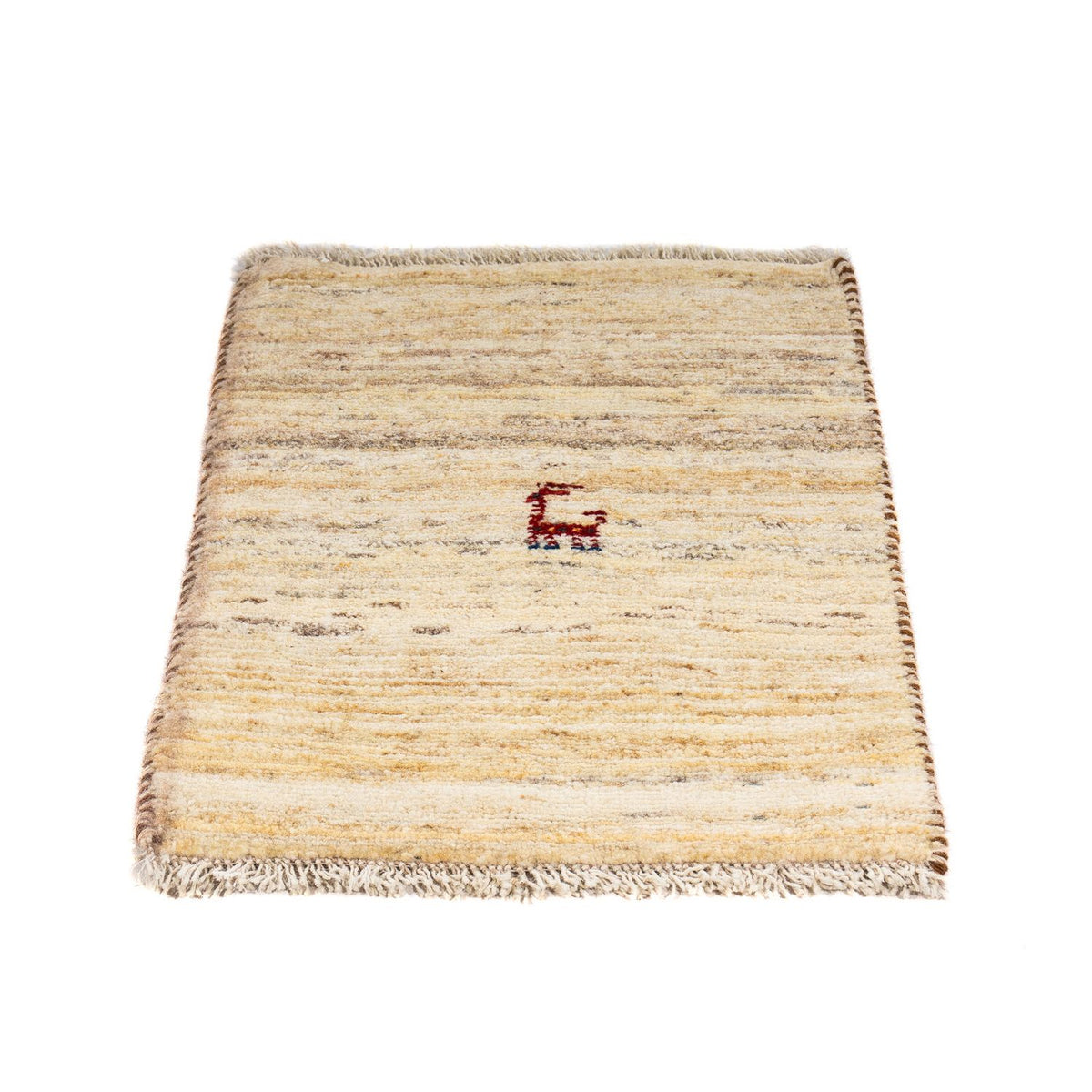 Gabbeh-matta - persisk - 60 x 40 cm - beige