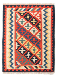 Kelim Carpet - orientalisk matta - 145 x 108 cm - flerfärgad