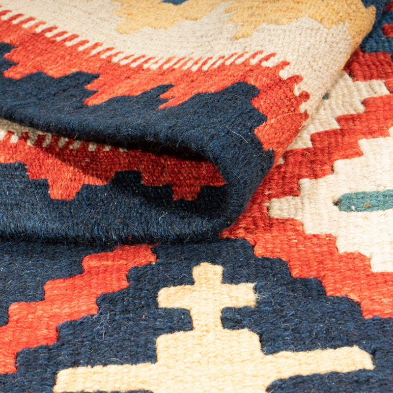 Kelim Carpet - orientalisk matta - 145 x 108 cm - flerfärgad