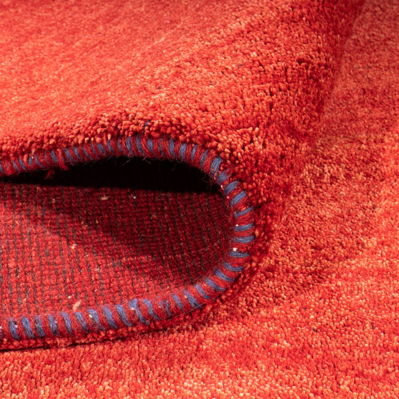 Gabbeh-matta - Loribaft Persian - 406 x 300 cm - mörkröd