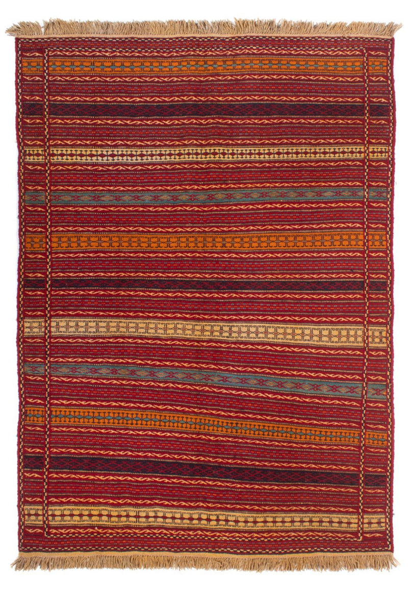 Kelim Carpet - orientalisk matta - 200 x 148 cm - flerfärgad
