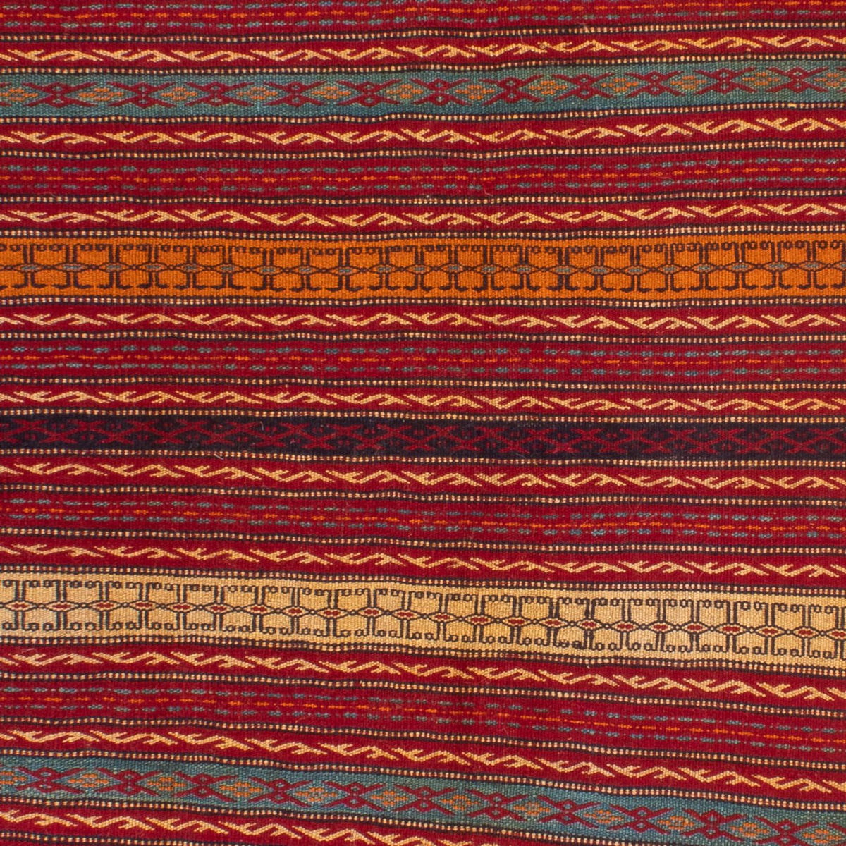 Kelim Carpet - orientalisk matta - 200 x 148 cm - flerfärgad