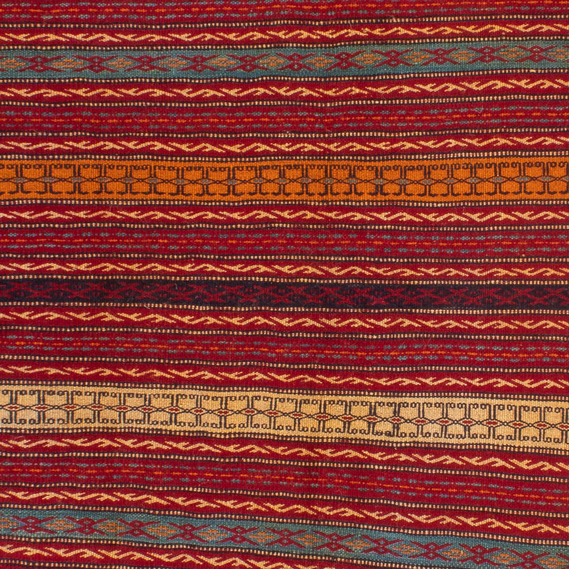 Kelim Carpet - orientalisk matta - 200 x 148 cm - flerfärgad
