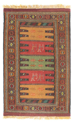 Kelim Carpet - orientalisk matta - 170 x 100 cm - flerfärgad