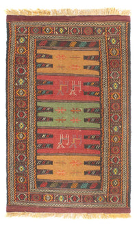 Kelim Carpet - orientalisk matta - 170 x 100 cm - flerfärgad