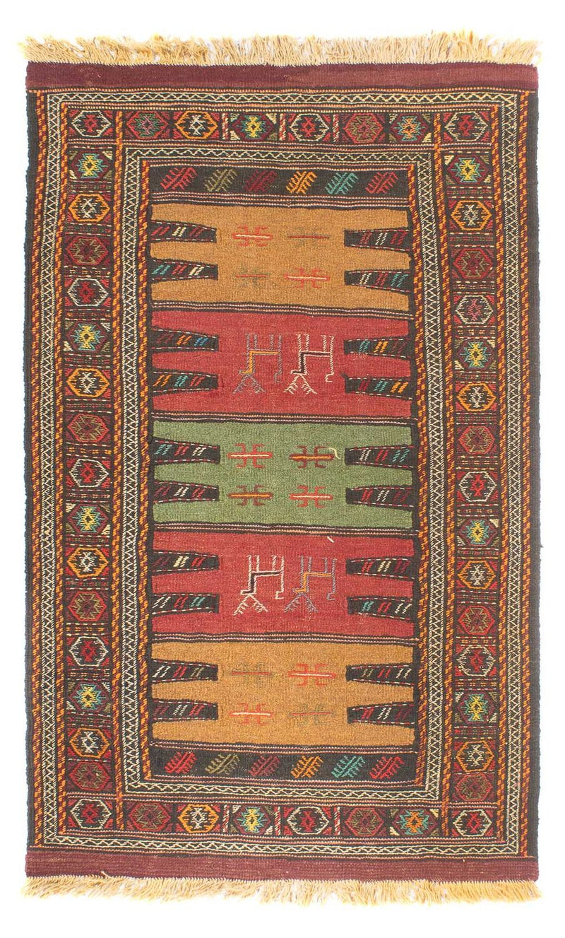 Kelim Carpet - orientalisk matta - 170 x 100 cm - flerfärgad