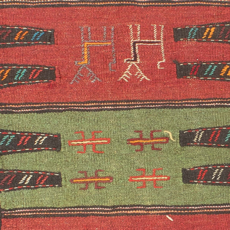 Kelim Carpet - orientalisk matta - 170 x 100 cm - flerfärgad