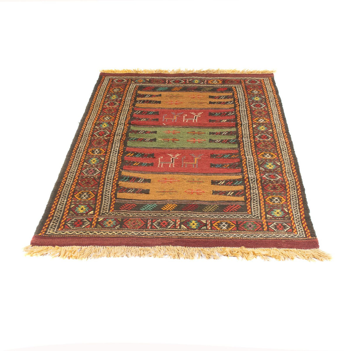 Kelim Carpet - orientalisk matta - 170 x 100 cm - flerfärgad
