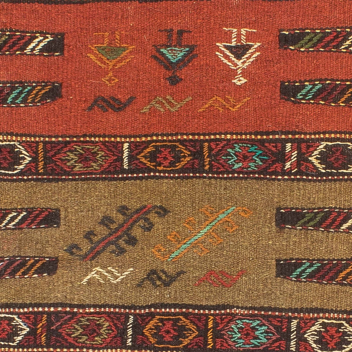 Kelim Carpet - orientalisk matta - 173 x 100 cm - flerfärgad