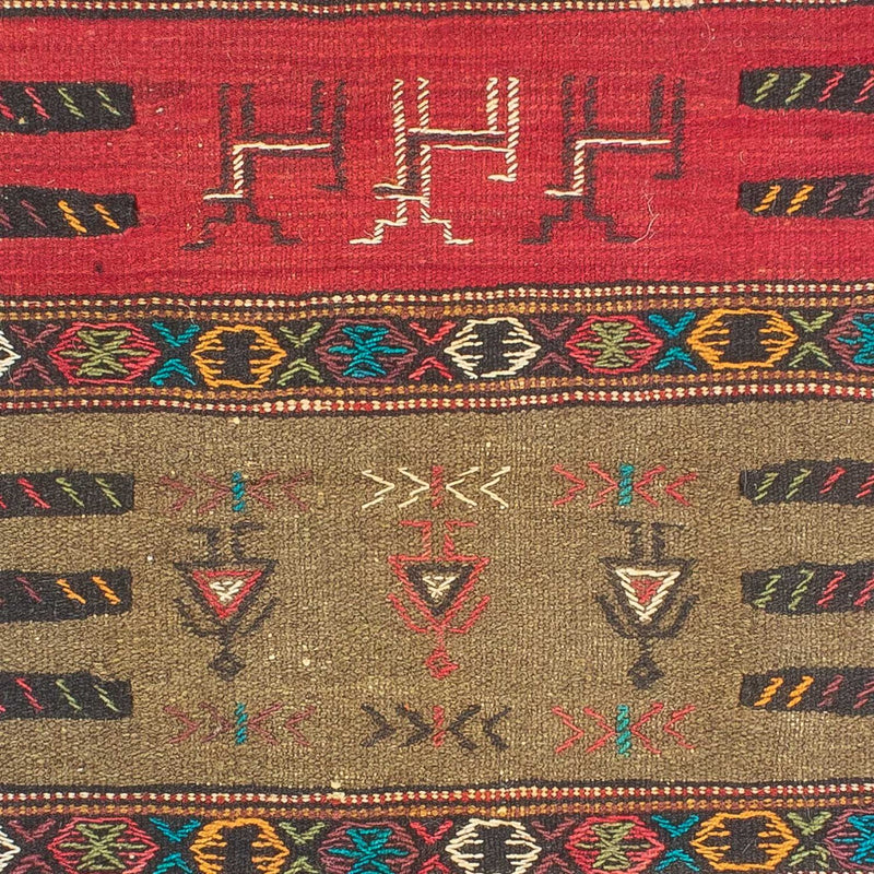 Kelim Carpet - orientalisk matta - 170 x 100 cm - flerfärgad