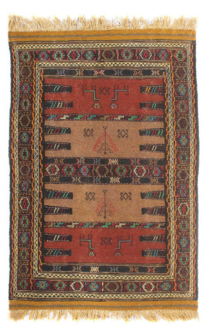 Kelim Carpet - orientalisk matta - 169 x 100 cm - flerfärgad