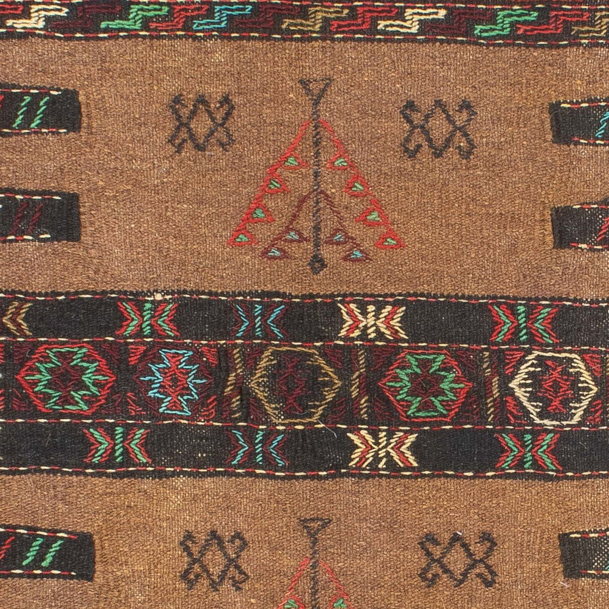 Kelim Carpet - orientalisk matta - 169 x 100 cm - flerfärgad