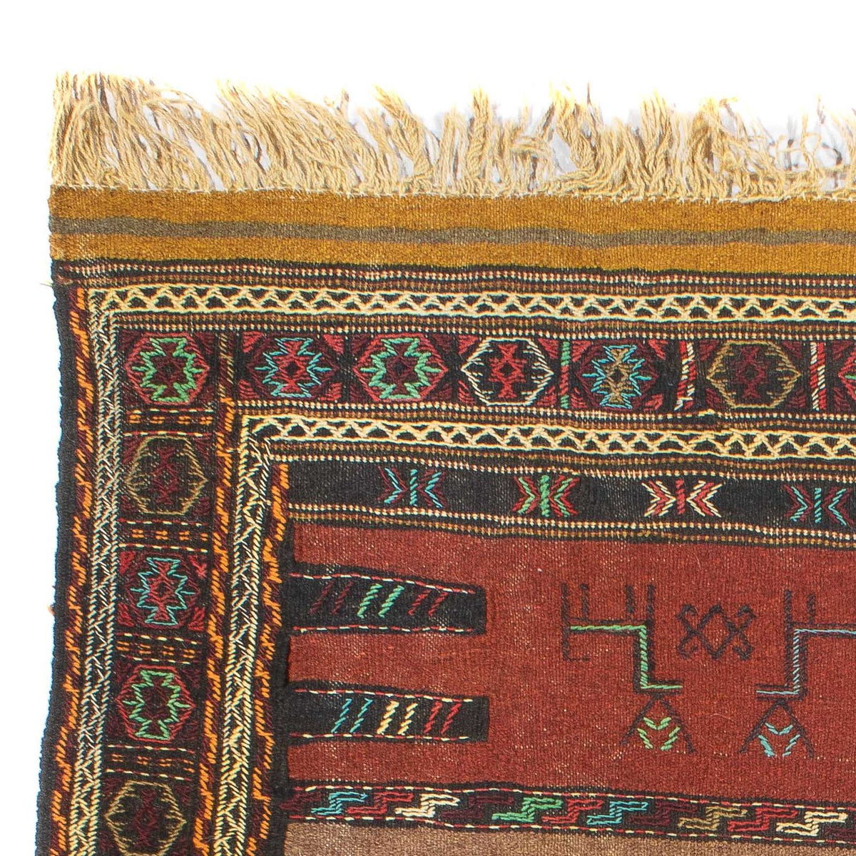 Kelim Carpet - orientalisk matta - 169 x 100 cm - flerfärgad