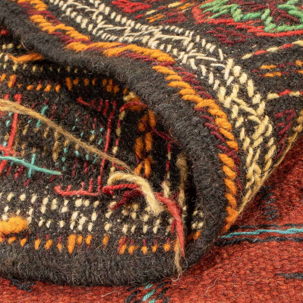 Kelim Carpet - orientalisk matta - 169 x 100 cm - flerfärgad