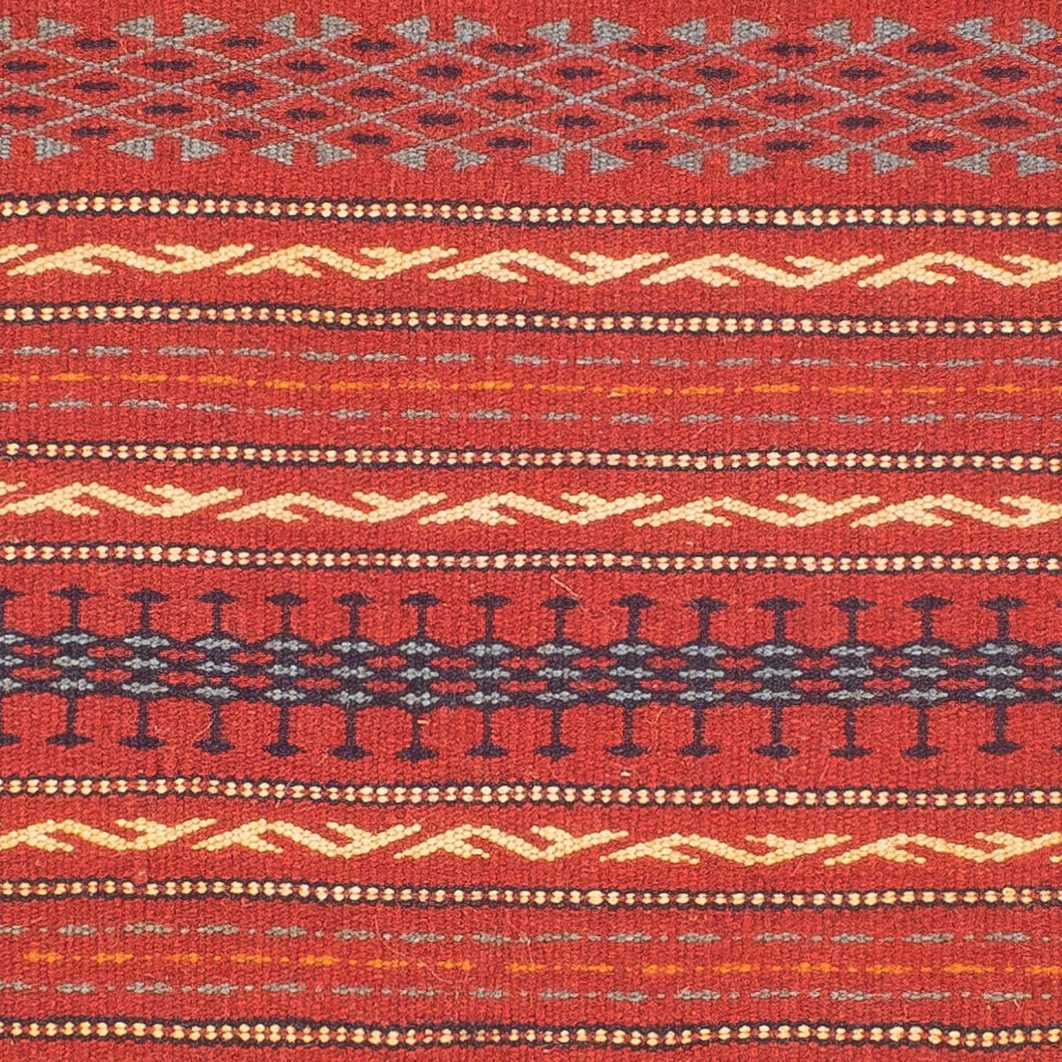 Kelim Carpet - orientalisk matta - 130 x 80 cm - flerfärgad