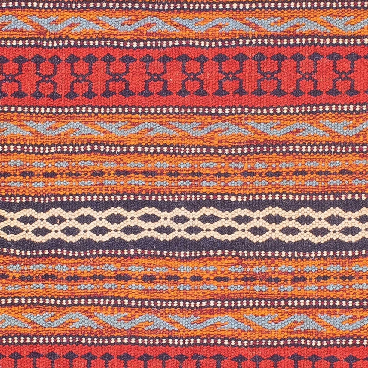 Kelim Carpet - orientalisk matta - 123 x 80 cm - flerfärgad