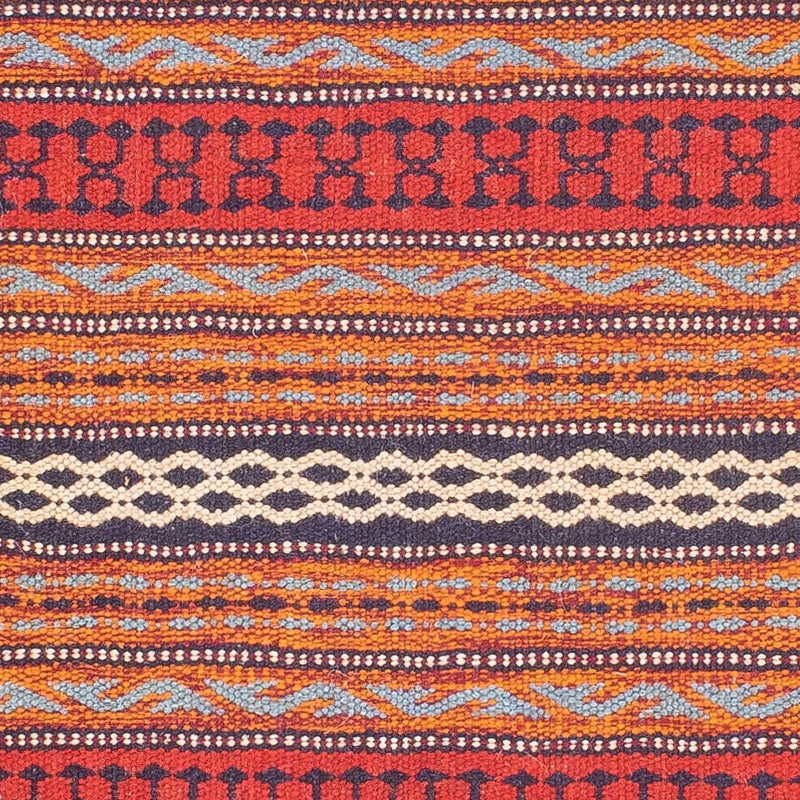 Kelim Carpet - orientalisk matta - 123 x 80 cm - flerfärgad