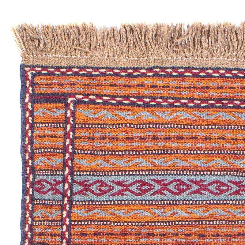 Kelim Carpet - orientalisk matta - 123 x 80 cm - flerfärgad