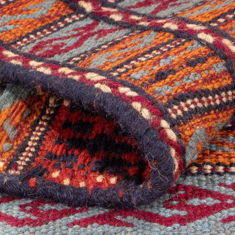 Kelim Carpet - orientalisk matta - 123 x 80 cm - flerfärgad