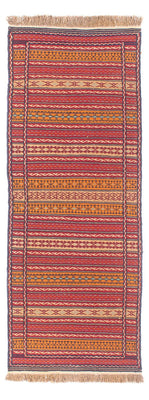 Runner Kelim Carpet - orientalisk matta - 200 x 70 cm - flerfärgad