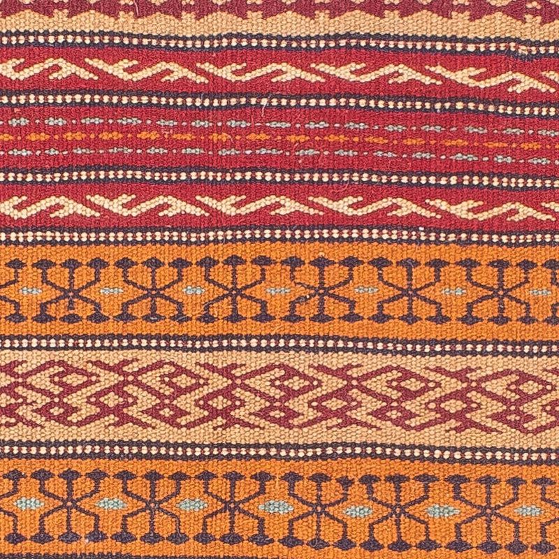Runner Kelim Carpet - orientalisk matta - 200 x 70 cm - flerfärgad