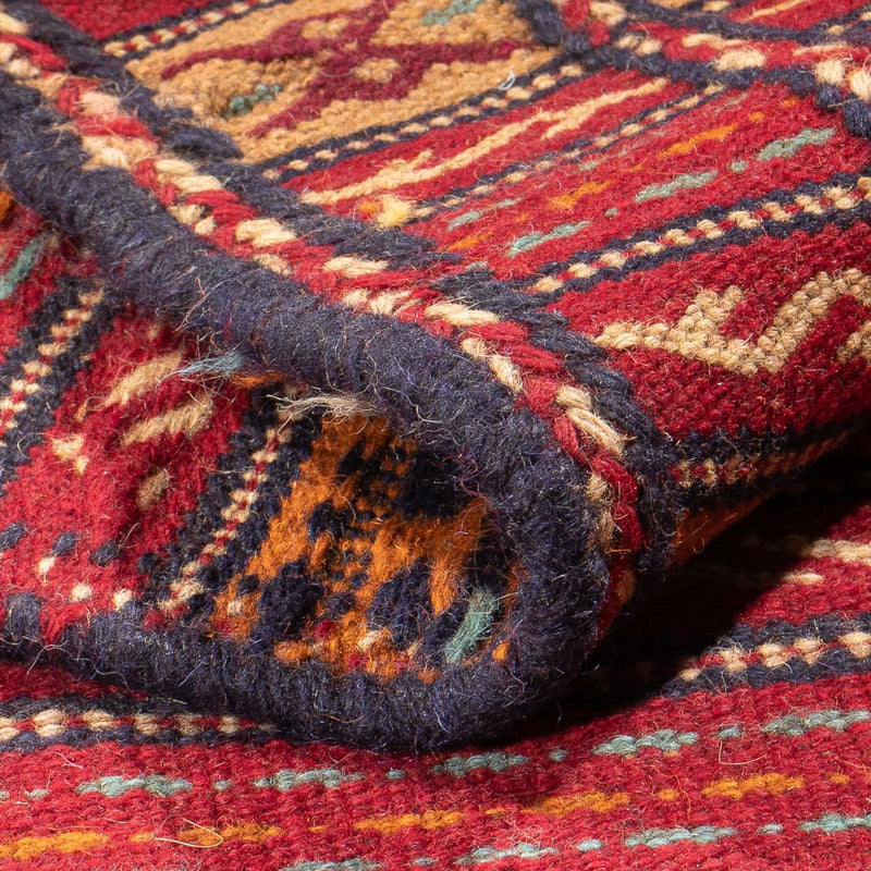 Runner Kelim Carpet - orientalisk matta - 200 x 70 cm - flerfärgad