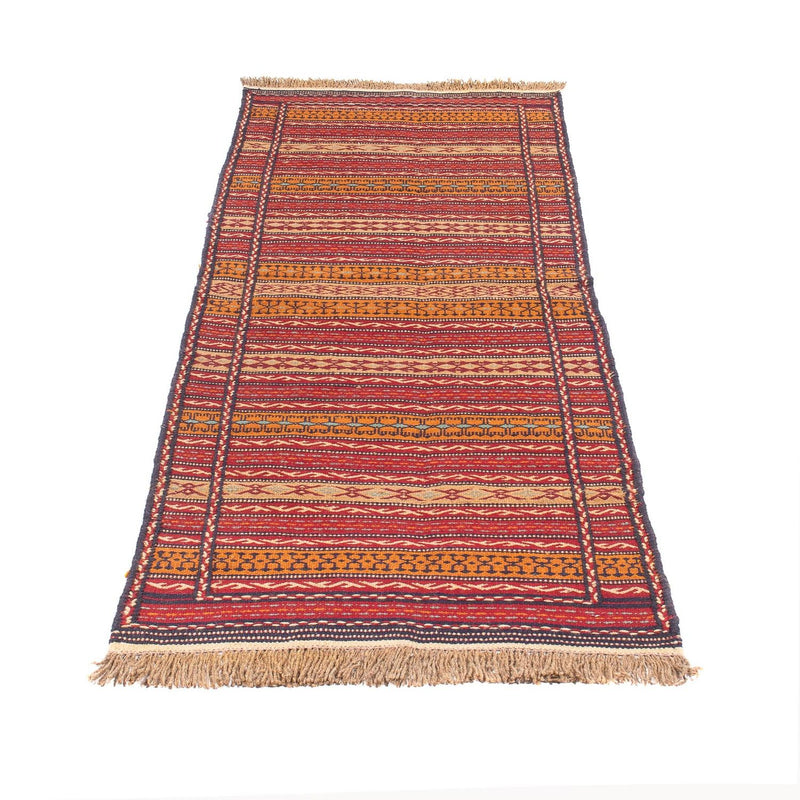 Runner Kelim Carpet - orientalisk matta - 200 x 70 cm - flerfärgad