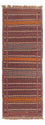 Runner Kelim Carpet - orientalisk matta - 192 x 70 cm - flerfärgad