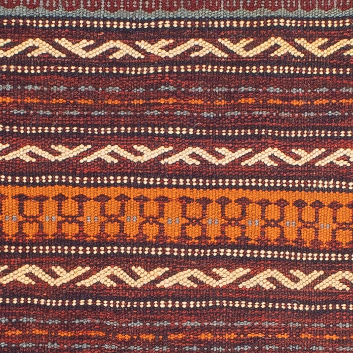 Runner Kelim Carpet - orientalisk matta - 192 x 70 cm - flerfärgad