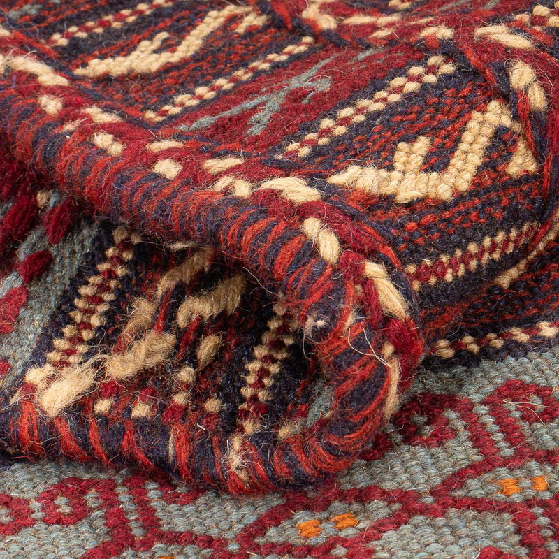 Runner Kelim Carpet - orientalisk matta - 192 x 70 cm - flerfärgad