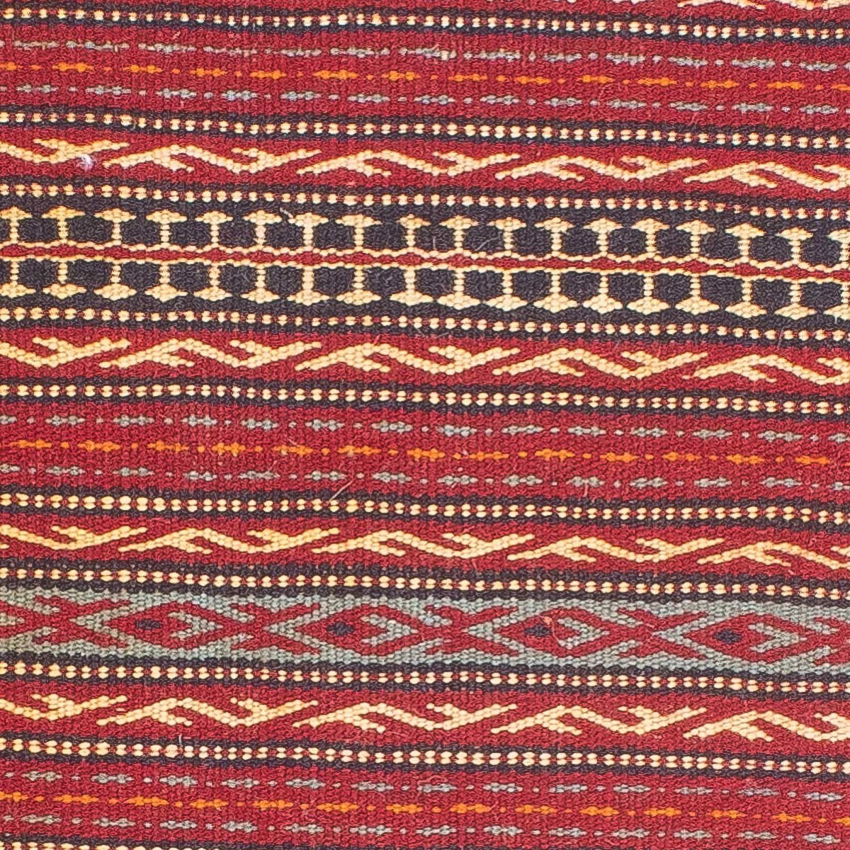 Runner Kelim Carpet - orientalisk matta - 200 x 72 cm - flerfärgad