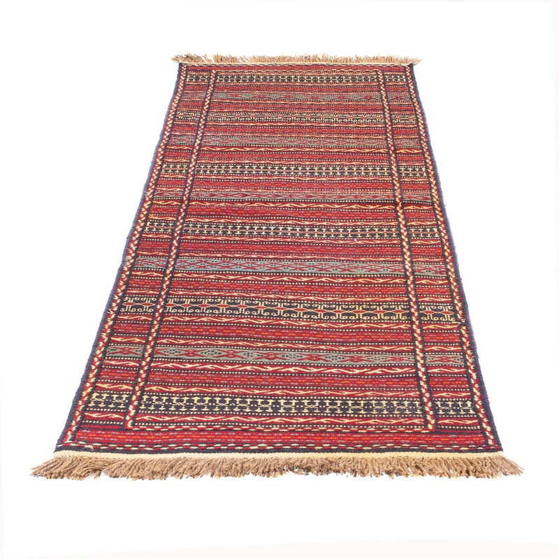 Runner Kelim Carpet - orientalisk matta - 200 x 72 cm - flerfärgad