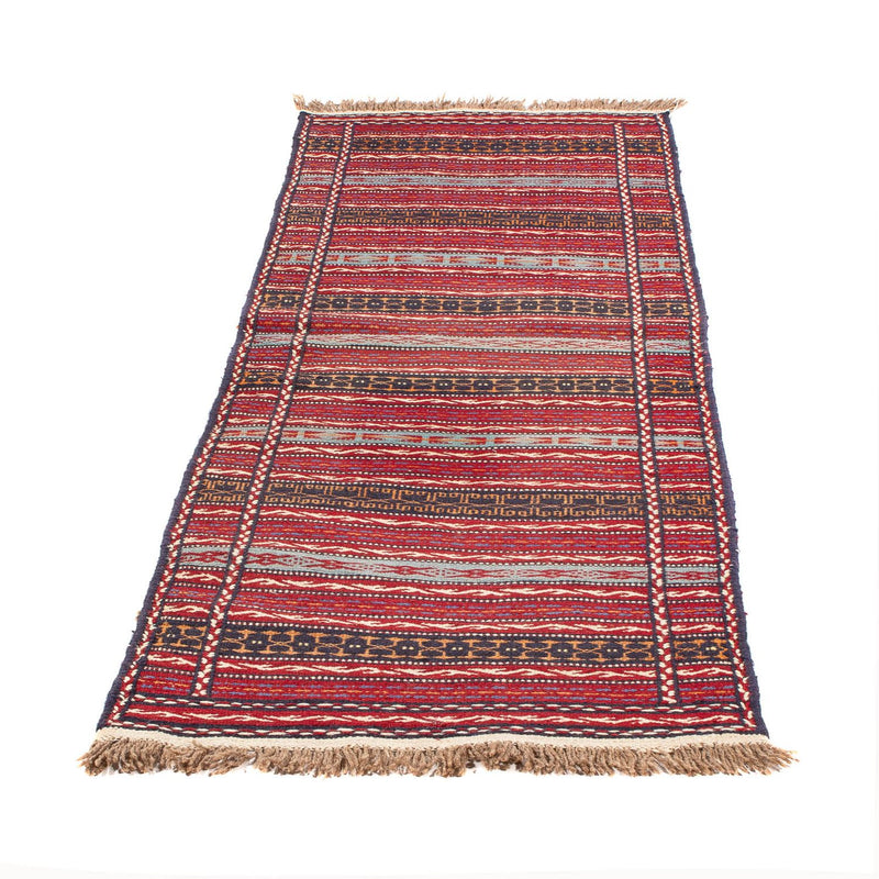 Runner Kelim Carpet - orientalisk matta - 200 x 70 cm - flerfärgad