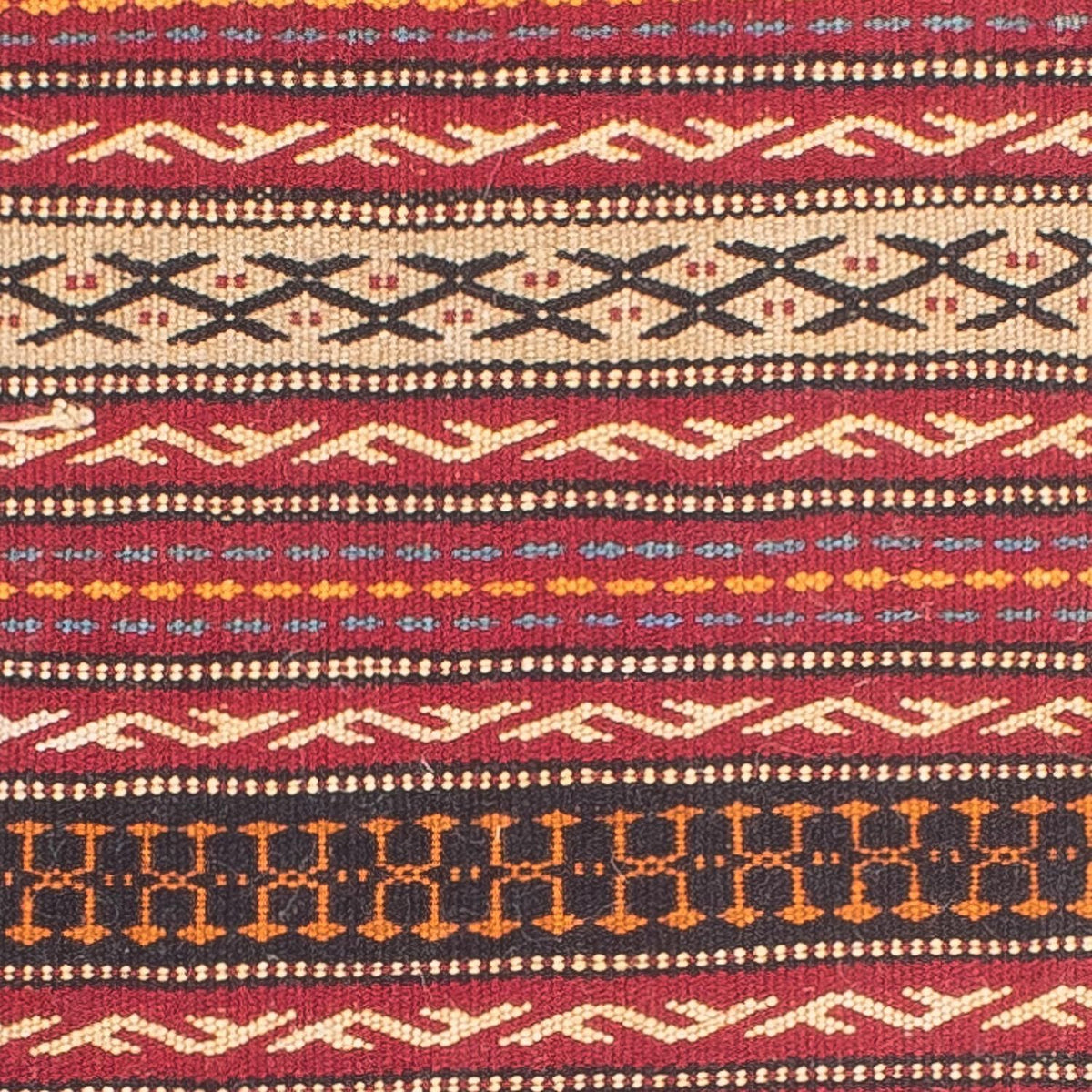 Runner Kelim Carpet - orientalisk matta - 200 x 70 cm - flerfärgad