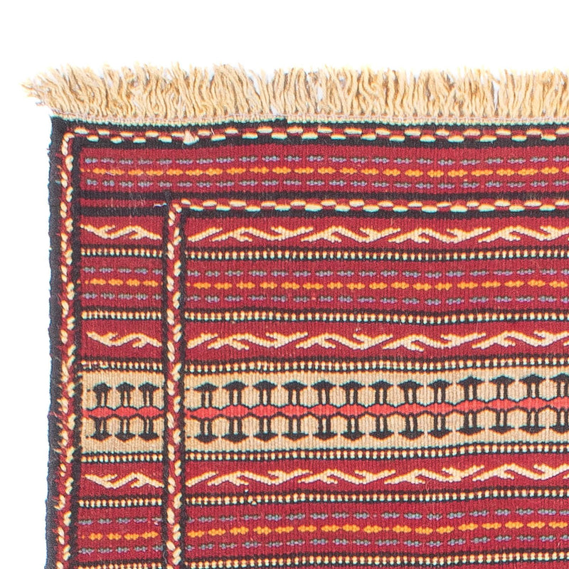 Runner Kelim Carpet - orientalisk matta - 200 x 70 cm - flerfärgad