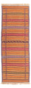 Runner Kelim Carpet - orientalisk matta - 200 x 70 cm - flerfärgad