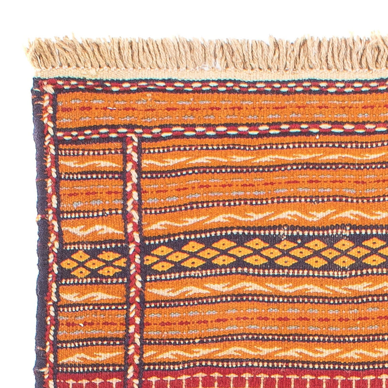 Runner Kelim Carpet - orientalisk matta - 200 x 70 cm - flerfärgad